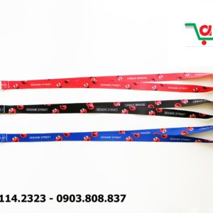 Dây đeo thẻ satin Sesame Street 5