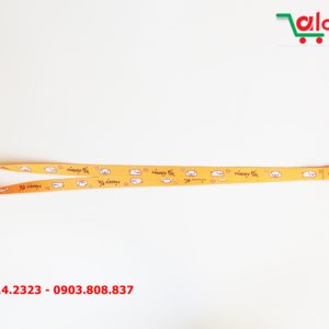 Dây đeo thẻ satin Happy Pig 2