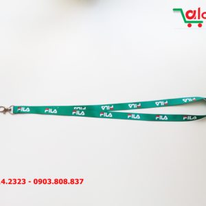Dây đeo thẻ satin Fila 4