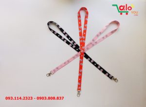 Dây đeo thẻ satin Hand Cat 8