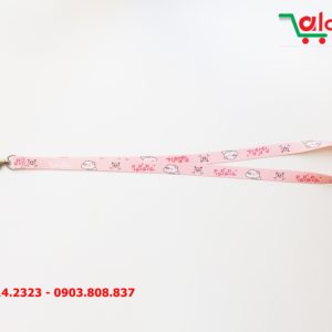 Dây đeo thẻ satin Pig 2