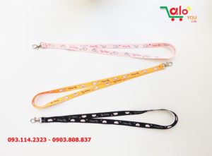 Dây đeo thẻ satin Happy Pig 8