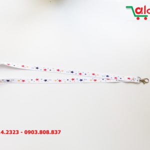 Alternative view of Dây đeo thẻ satin Star
