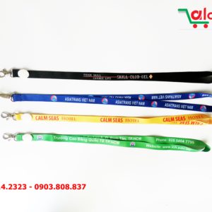 Dây đeo thẻ satin ICH 10 Dây đeo thẻ satin ICH 4