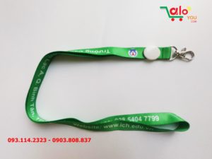 Dây đeo thẻ satin ICH 14 Dây đeo thẻ satin ICH 8