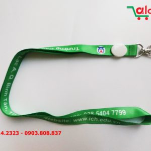 Dây đeo thẻ satin ICH 8 Dây đeo thẻ satin ICH 2