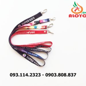 Dây đeo thẻ satin HVUH 3