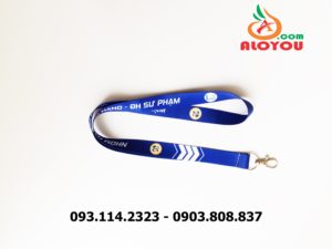 Dây đeo thẻ satin Đại học Sư Phạm 13