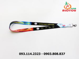 Dây đeo thẻ satin HCMUSH 6