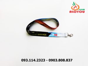 Dây đeo thẻ satin HCMUSH 8