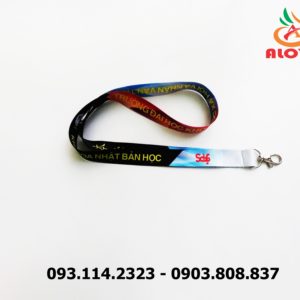 Dây đeo thẻ satin HCMUSH 2