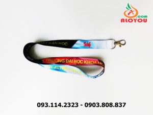 Dây đeo thẻ satin HCMUSH 7
