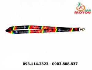 Dây đeo thẻ satin Puoyuen 6