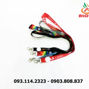 Dây đeo thẻ satin HCMUSH 4