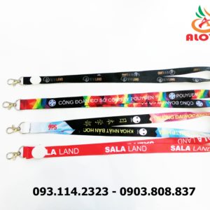 Dây đeo thẻ satin HCMUSH 3