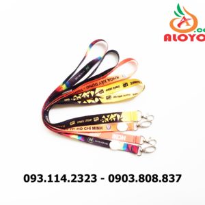 Dây đeo thẻ satin HCMUTE 4