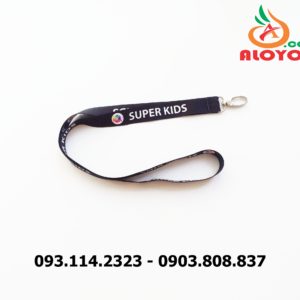 Alternative view of Dây đeo thẻ satin Super Kid
