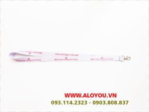 Dây đeo thẻ satin Mensa 6