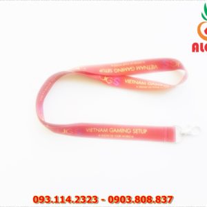 Dây đeo thẻ satin UGS 1 Dây đeo thẻ satin UGS 7