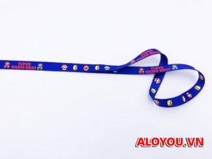 Dây đeo thẻ satin Mario v.2 8