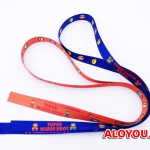 Dây đeo thẻ satin Mario v.2 3