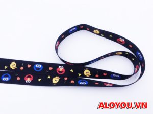 Dây đeo thẻ satin Sesame street v.2 5
