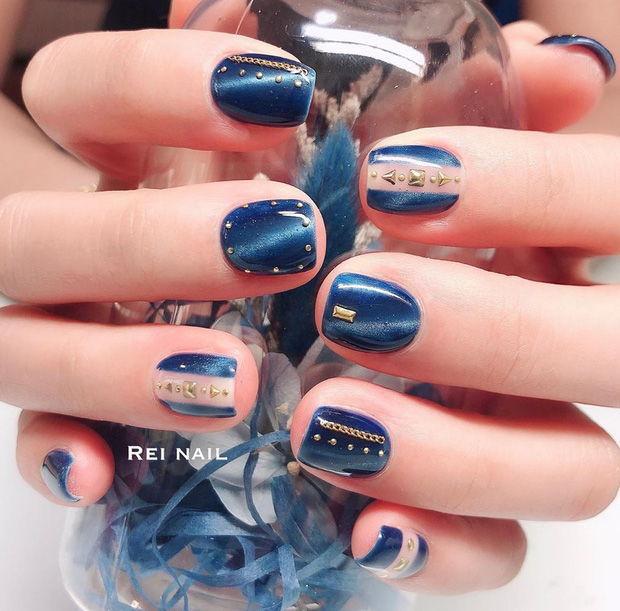 Những mẫu nail xanh nước biển trendy làm say lòng các cô nàng yêu đại dương  - Báo Thái Nguyên điện tử