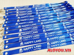 Dây đeo thẻ satin Happy Land 5