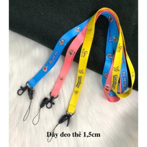Dây Đeo Móc Khóa Hiện Đại Pokemon, Shin, Doraemon Cho Điện Thoại 1,5cm 5